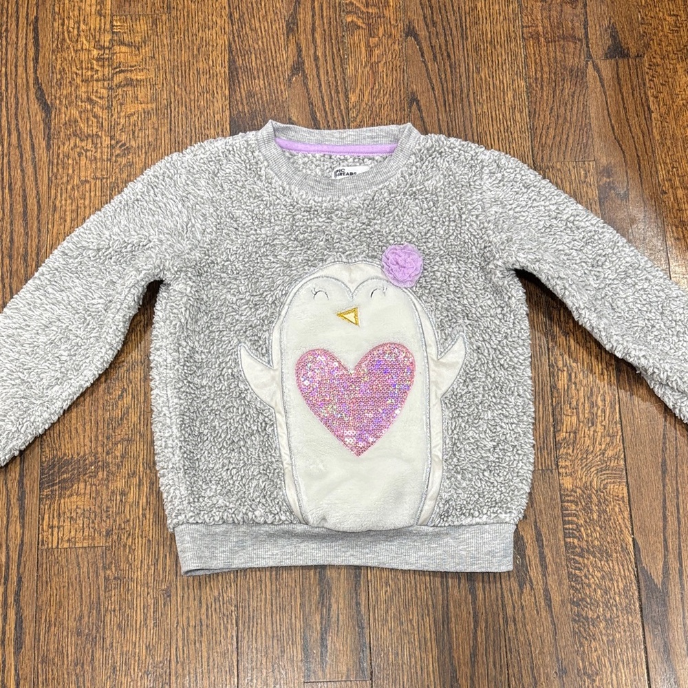 Epic Threads Gray Penguin Sweatshirt size 4T - Picture 1 of 4